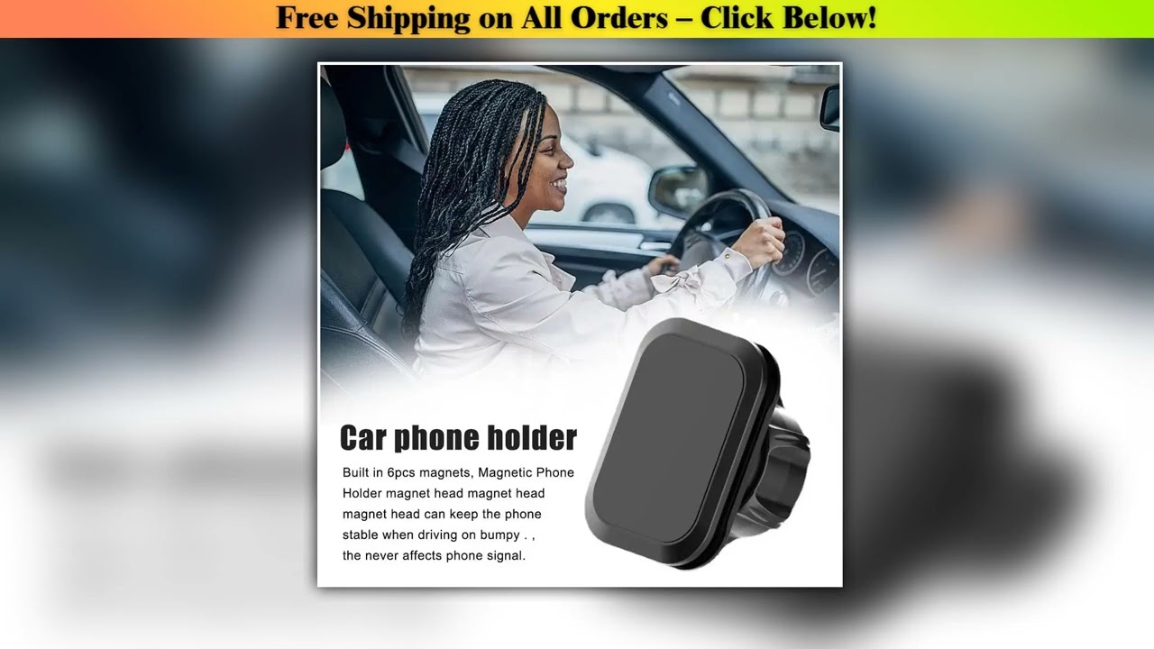 17mm Ball Head Magnetic Car Phone Holder Magnet Mount Mobile Cellphone Stand GPS Support Smart