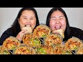 CHEESY BURRITOS FROM CHIPOTLE! GIANT CHIPOTLE MUKBANG 먹방 EATING SHOW! + There was a rat...