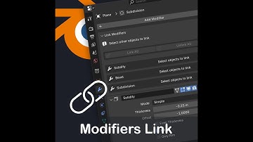FREE Blender Addon | Modifiers Link - Link modifiers between selected objects with live sync