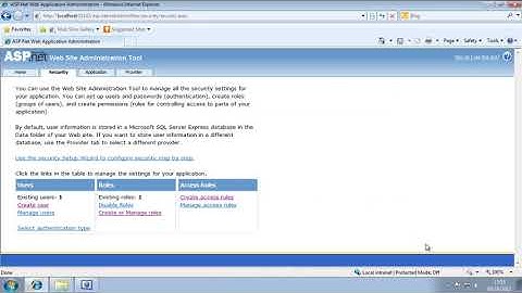 ASP.NET 4.0 Essential Skills Lesson 12-10: Implement security
