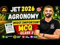 Agronomy MCQ Class-3 | Jet Agriculture Important Questions | Jet Agriculture Classes 2026