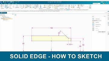 Solid Edge - How to Sketch