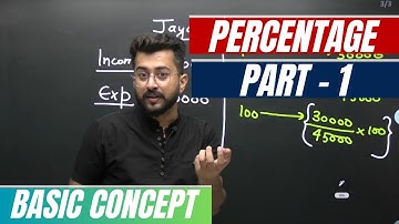 Percentage [Part-1]  - Basic Concept | SBI PO | IBPS PO | RRB | RBI - All Bank Exams | Aashish Arora