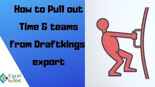 How to pull out Game Time from Draftkings Salary export for DFS Research