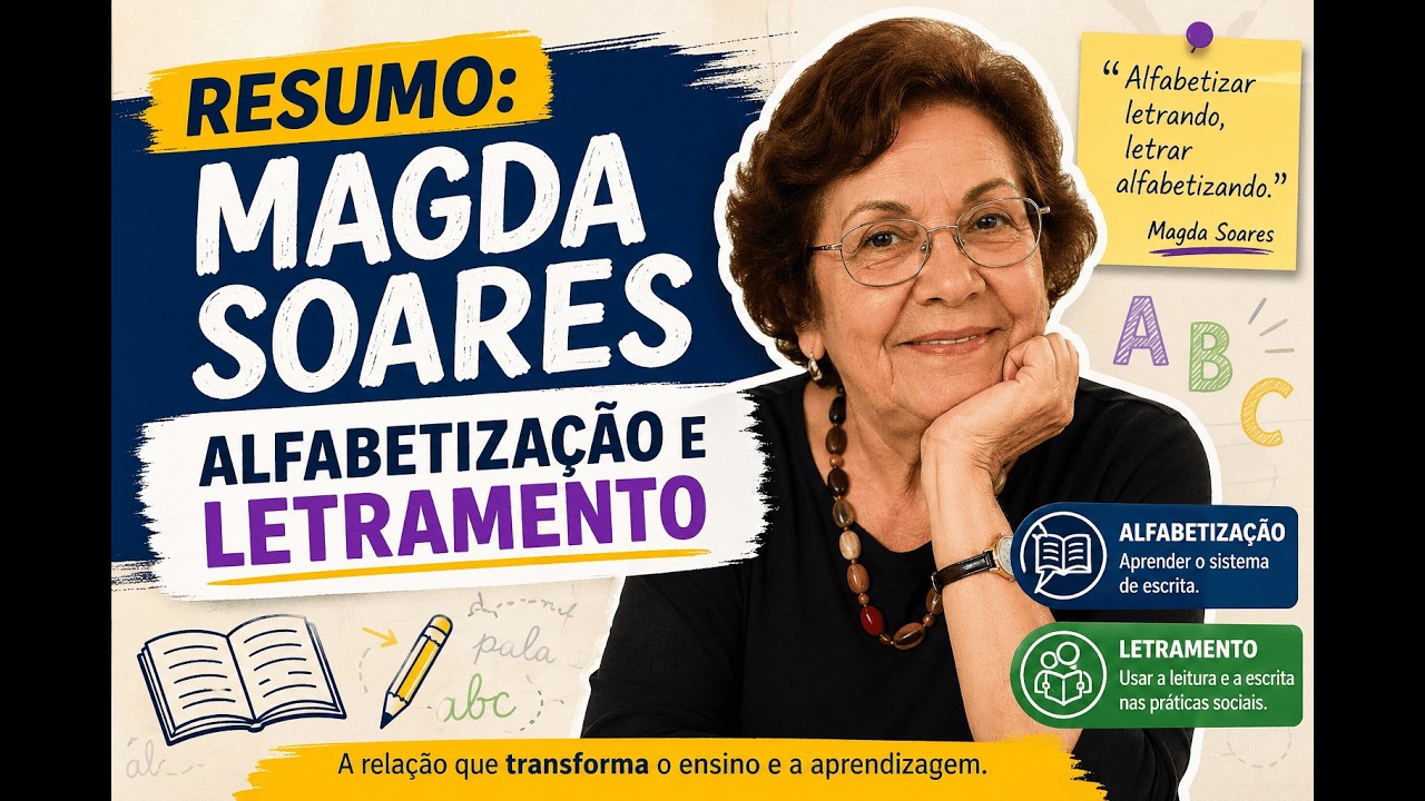 Resumo: Magda Soares: Alfabetização e letramento - YouTube