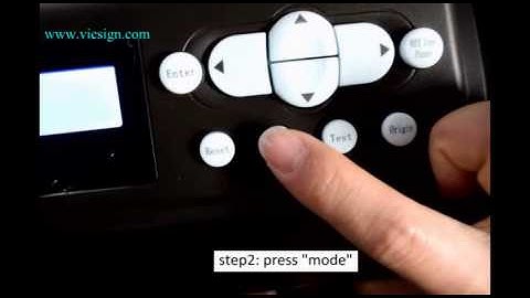 Vicsign  how to switch to English panel for HL, HW sereis vinyl cutter