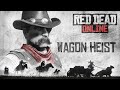 Robbing wagons  stealing goods in red dead online