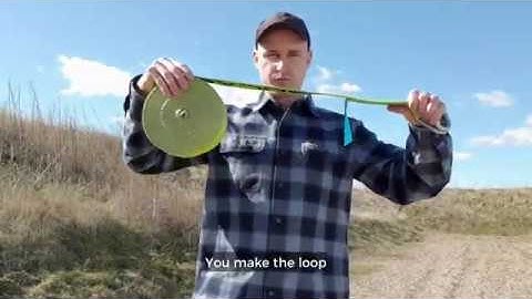 Easy and ergonomic throw technique for ratchet straps