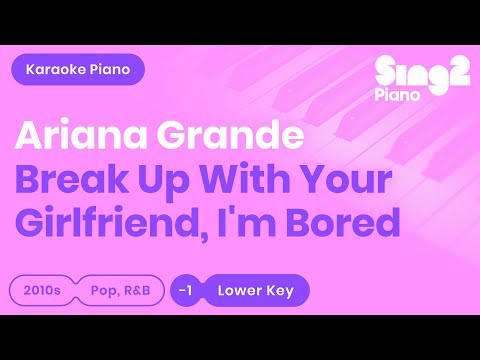 Why Try Lower Key Piano Karaoke Demo Ariana Grande Youtube