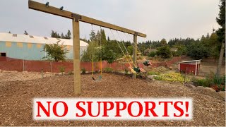 Building a Post & Beam Swing Set | Design + Lessons Learned