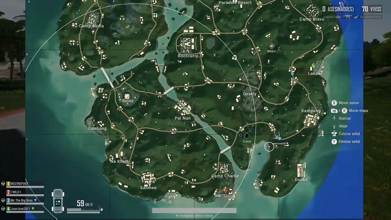 Карта секретных комнат pubg таэго