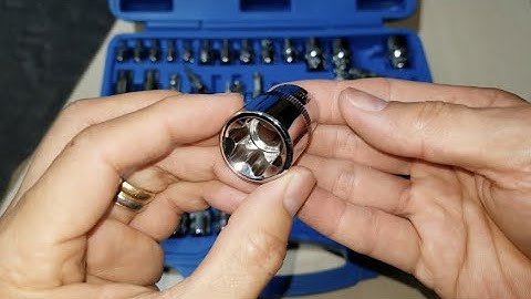 60Pc Master Torx Bit Socket and External Torx Socket Set S2 and Cr-V Steel & A Case