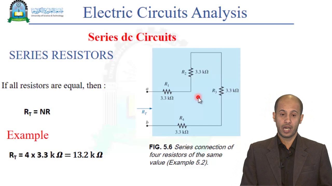 الحلقة الخامسة (Series dc Circuits)- مقرر تحليل الدوائر الكهربائية