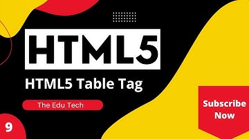 HTML5 Table tags | Web Development Course For Beginners 2022 in Urdu/Hindi