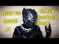 Make A DIY Black Panther Mask!