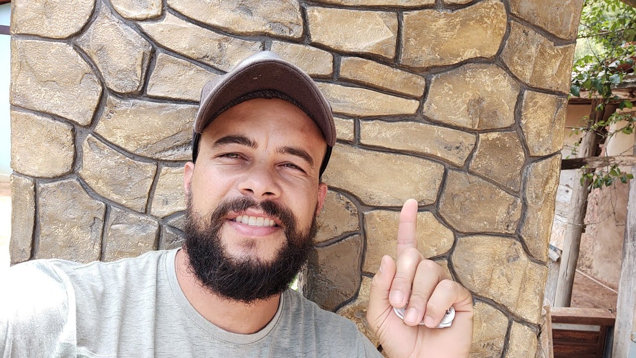 EFEITO PEDRA REALISTA - EFEITO PEDRA COM ARGAMASSA  - APRENDA COMO FAZER.