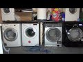 Spin Race No.115 with 4 Washing machines. Zanussi Vs Hoover Vs Hotpoint Vs LG