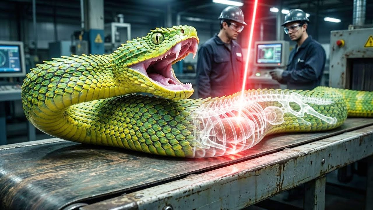 Bush Viper Factory: Processing Deadly Snakes into Anatomy Display Models (Full Process)