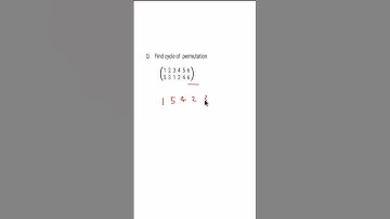 cycle of permutation #short videos| symmetric group| group theory| B.sc , M.sc Maths