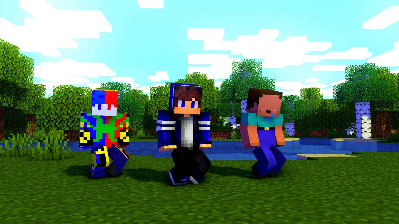 MIROH DANCE ( By Ranny ElevenX ) Blue ArtZツ Minecraft Animation - YouTube