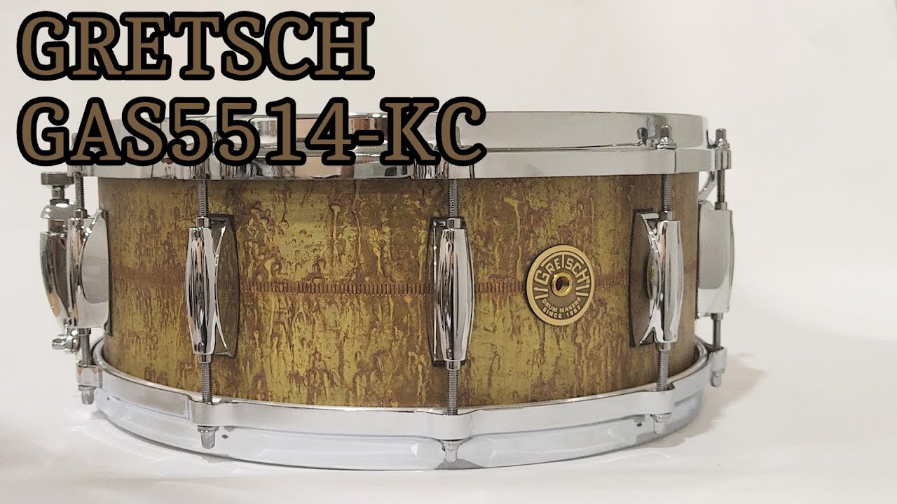 FEATURES 🥁🇺🇸 GRETSCH USA 14'' x 5,5'' Keith Carlock Signature