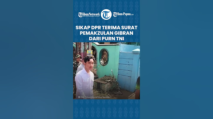 Desakan Pencopotan Gibran Berlanjut, DPR Terima Surat Pemakzulan, Gercep Dikirim ke Pimpinan