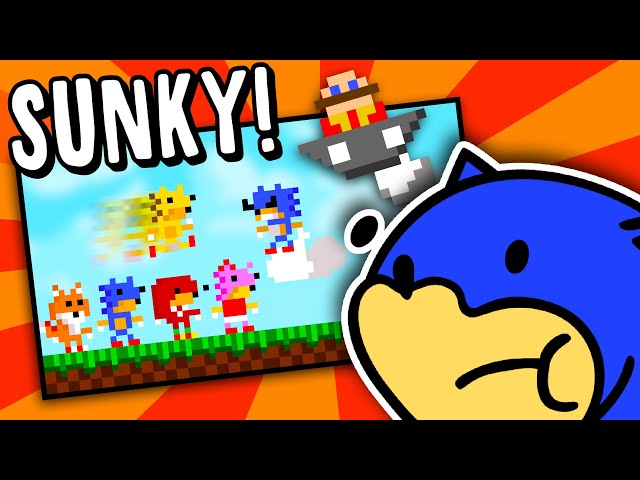 Sunky the Fan Game! - NEW LEVELS! Improved graphics, level transitions, and  classic levels too! 