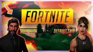 John Wick Vs Default Skin Fortnite Funny Moments Fortnite Meme