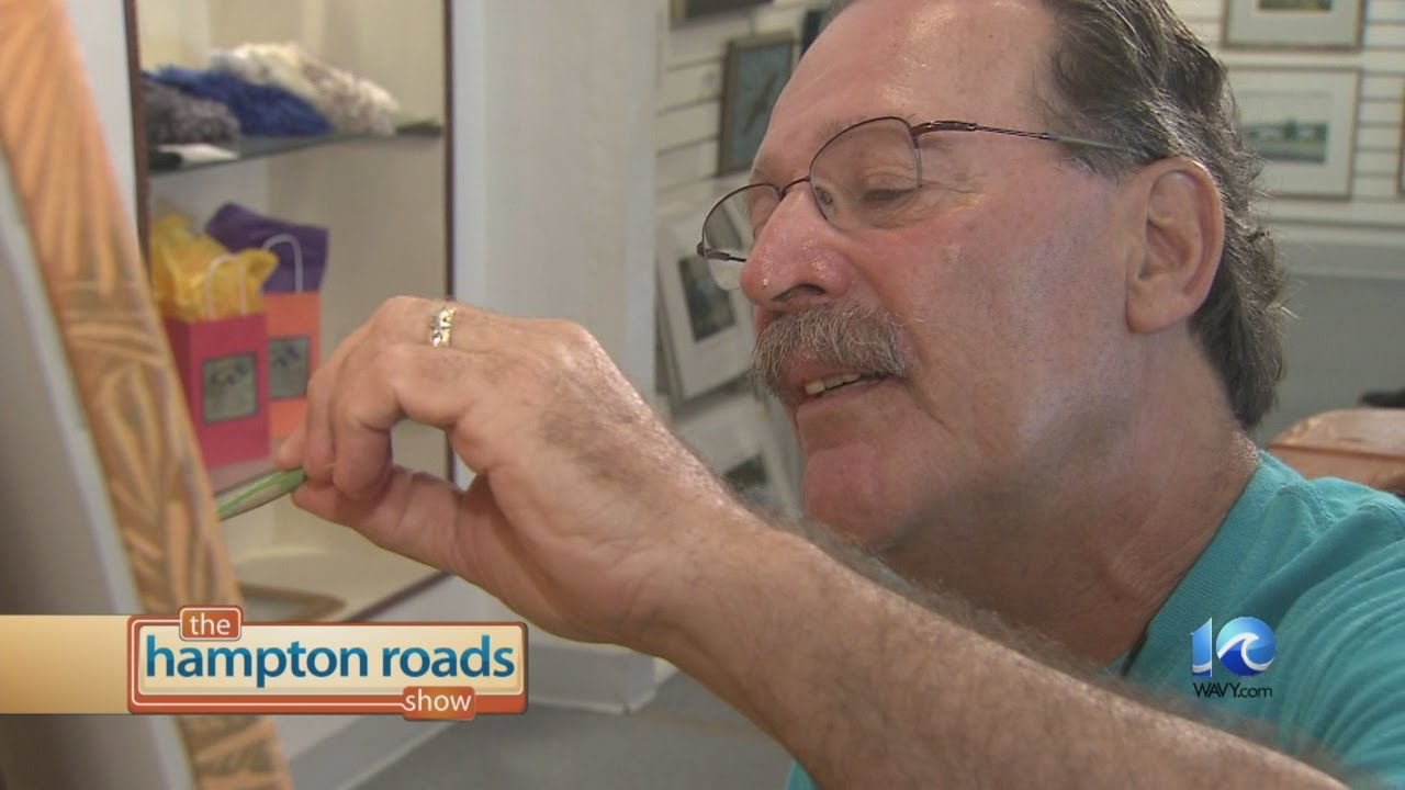 Meet Virginia Beach surf artist Ed Obermeyer.