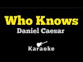 Daniel Caesar Who Knows KARAOKE