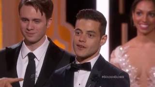 Mr. Robot Wins Best TV Series, Drama at the 2016 Golden Globes (full version)