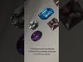 faceted gem stones