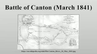 Battle of Canton (March 1841)