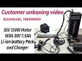 36V 350W hub motor kit with battery | Electric cycle kit |