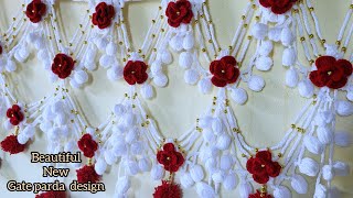 Wow🤩💞 Gate parda ka design // new design gate parda  amazing design to colours// #moti #gatedesign 