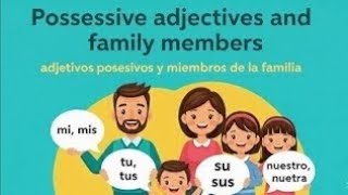 Learn Spanish: Possessive Adjectives and Family Members 🇪🇸 Spanish Course
