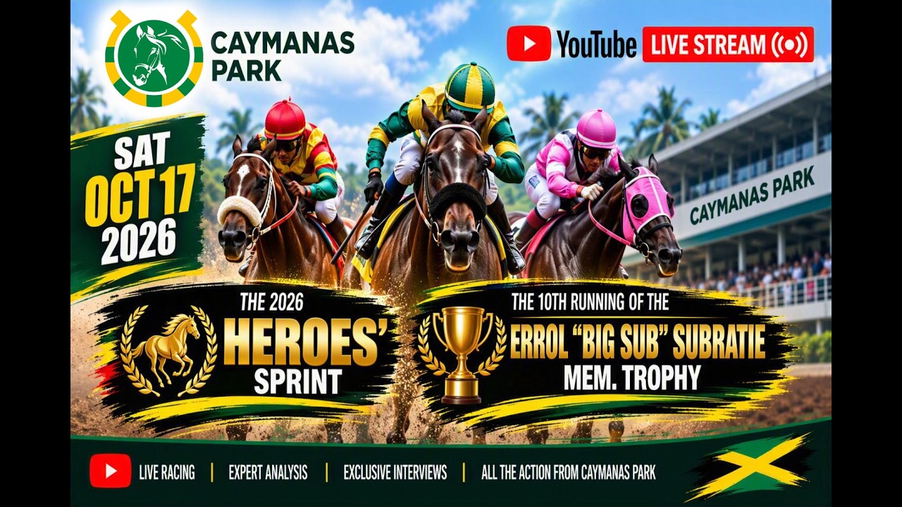 Caymanas Park, Jamaica | Saturday, October 17, 2026