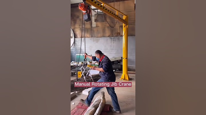 Manual Rotating Jib Crane with Electric Hoist, 360 Rotatinng Pillar Jib Crane 500kg, 1000Kg, 2000Kg