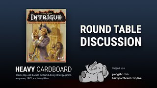 Round Table only - Intrigue Round Table discussion by Heavy Cardboard