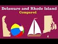 Delaware and Rhode Island Compared