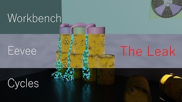 Blender 2.90 | Cycles vs. Eevee vs. Workbench | The Leak | Flip Fluids simulation [60 FPS | HD]