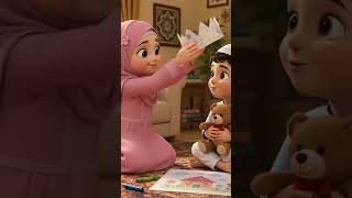 Cute Islamic Story for Kids | The Little Girl Who Made Her Brother Smile 💗