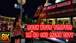 RUSH HOUR TRAFFIC with Motorcycle in Ho Chi Minh City, Vietnam screenshot 5