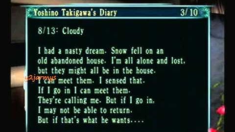 Fatal Frame 3 The Tormented PS2 Walkthrough Part 5