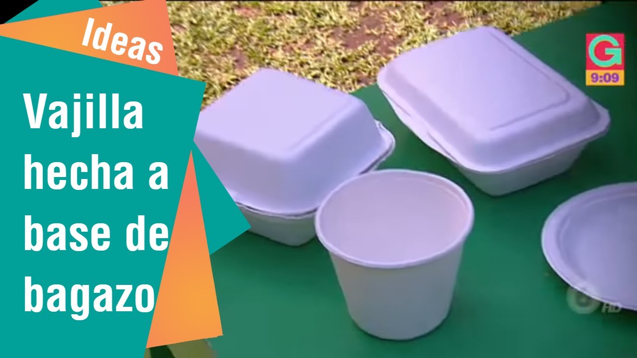 Vajilla hecha a base de bagazo | Ideas