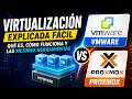 Virtualización explicada fácil: VMware vs Proxmox y cómo funcionan las máquinas virtuales