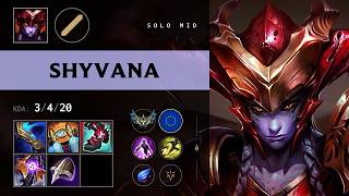 Shyvana Mid vs Cassiopeia (BDG Ronaldo) - EUW Challenger Patch 26.12