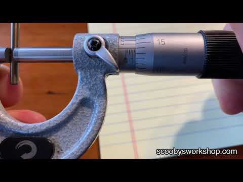 Measuring distance - part 2, micrometer and caliper