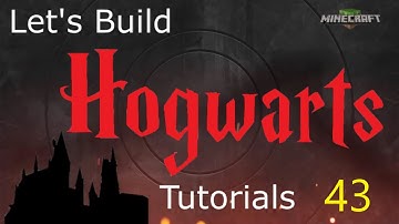 Lets Build Hogwarts in Minecraft Tutorials Part 43. Gryffindor Interior part 2