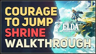 Courage to Jump Shrine Legend of Zelda Tears of the Kingdom screenshot 1